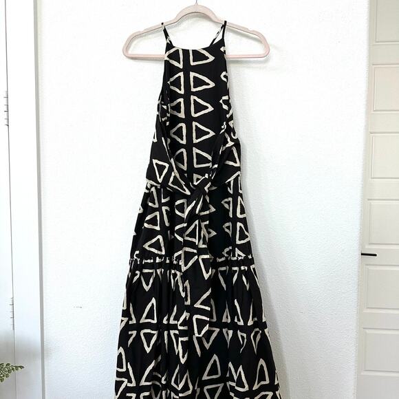 Corey Lynn Calter Dresses & Skirts - Corey Lynn Calter Keyanna Midi Dress Brown Cream Boho S Anthropologie